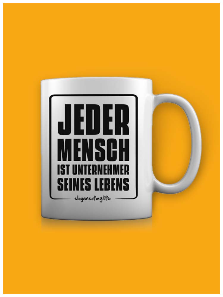 Tasse "Jeder Mensch..."