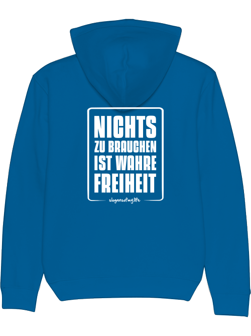 Hoodie "Wahre Freiheit..."