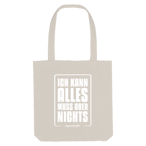 Tasche "Ich kann alles..."