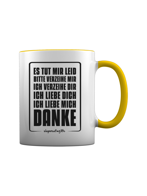 Tasse "Verzeihe mir..."