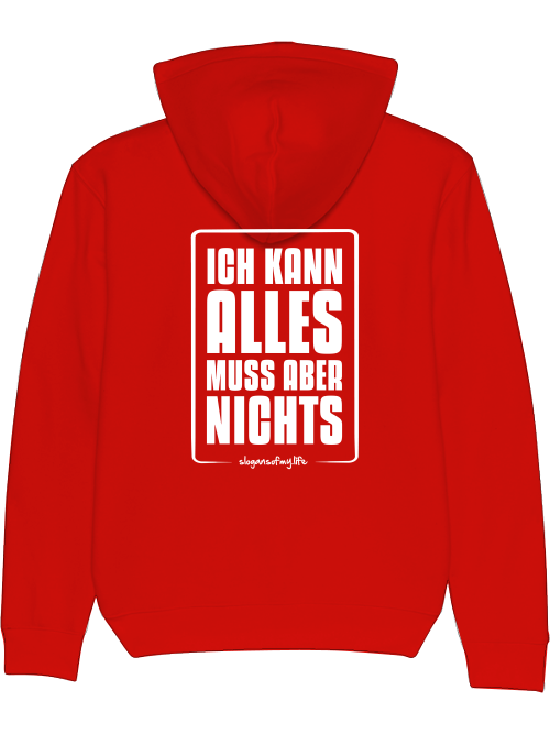Hoodie "Ich kann alles..."