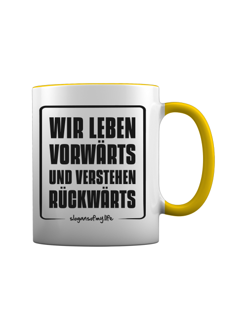 Tasse "Wir leben..."