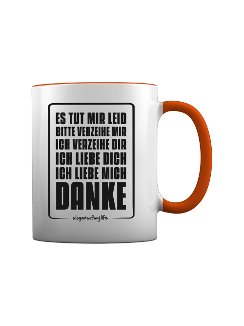Tasse "Verzeihe mir..."