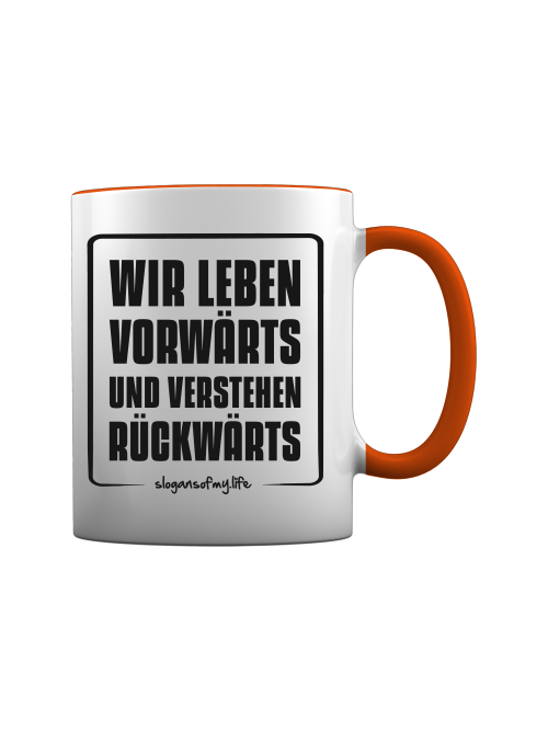 Tasse "Wir leben..."
