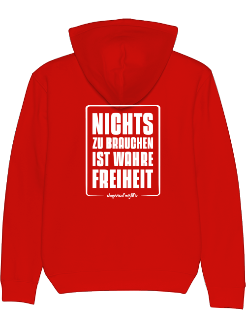 Hoodie "Wahre Freiheit..."