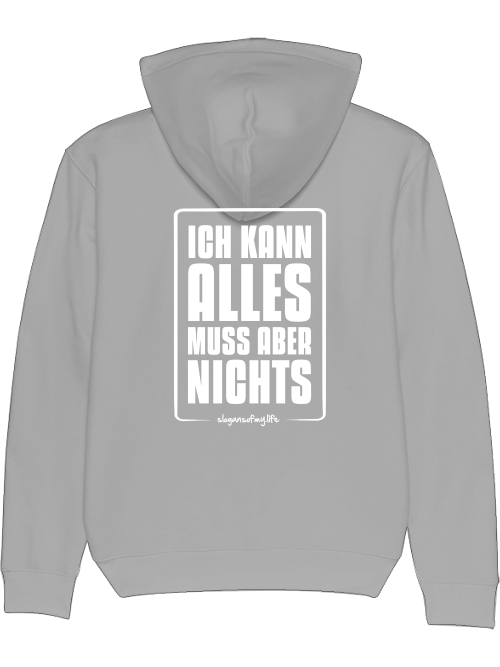 Hoodie "Ich kann alles..."