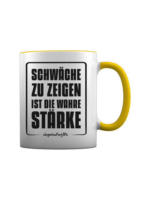 Tasse "Wahre Stärke..."