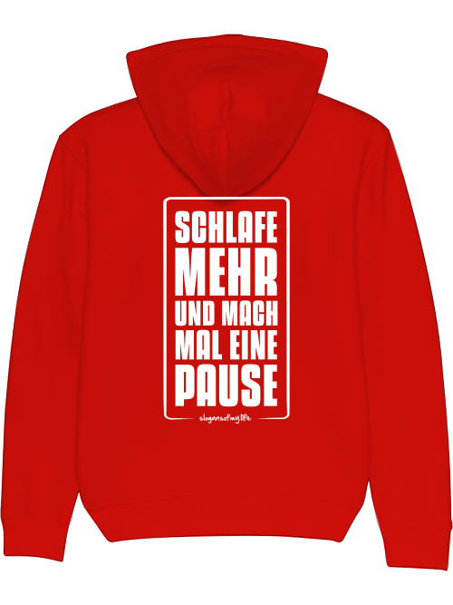 Hoodie "Schlafe mehr..."